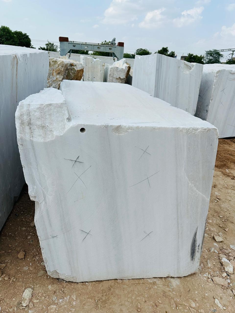 White Marble Blocks