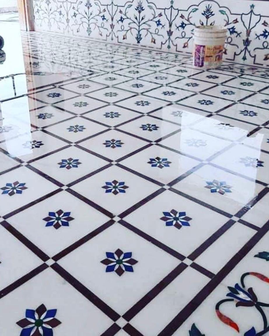 Marble Flooring Inlay Panels