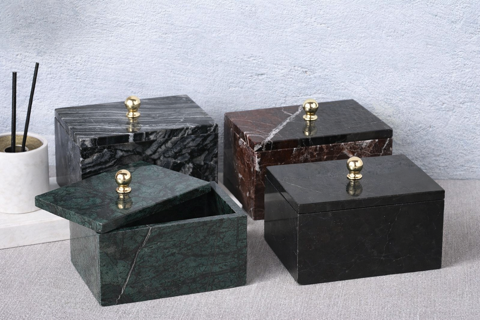 Marble Jewelry Boxes