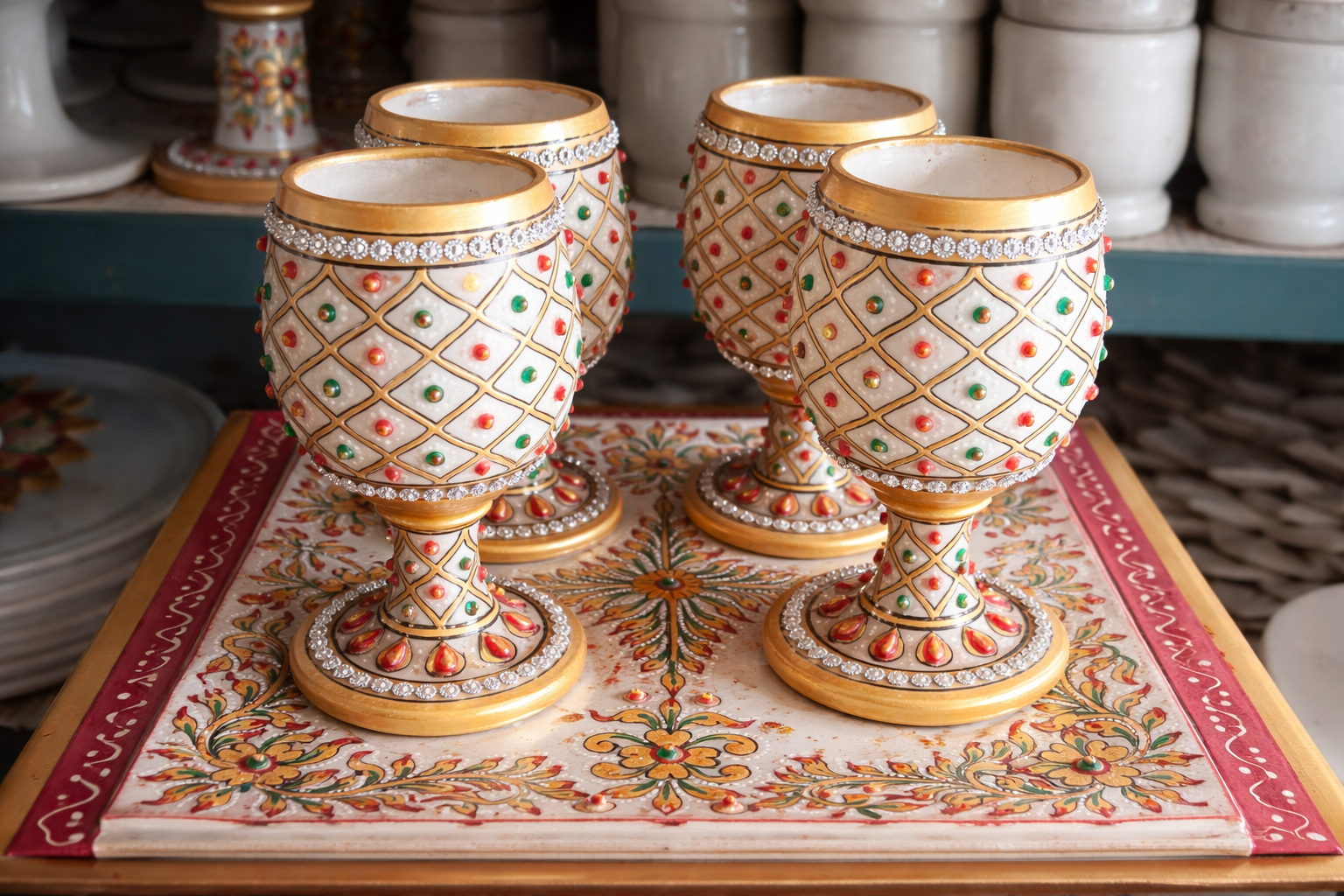 Marble Bowls & Plates
