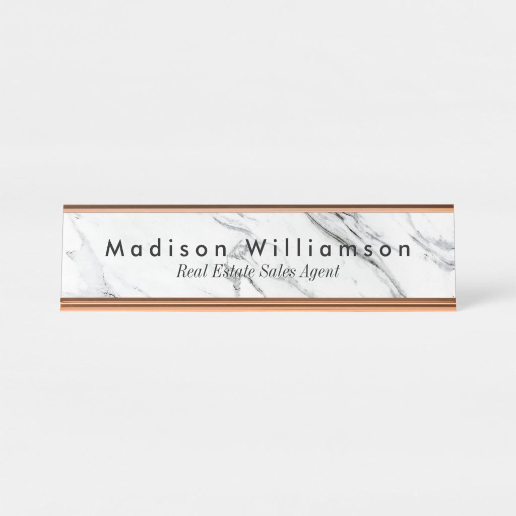 Marble Nameplates
